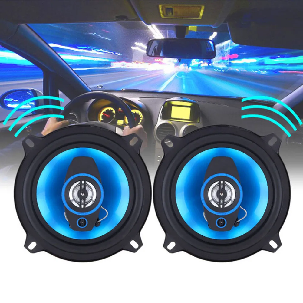 1 Pair Car  Horn  Audio 5-inch Coaxial Horn External Magnetic