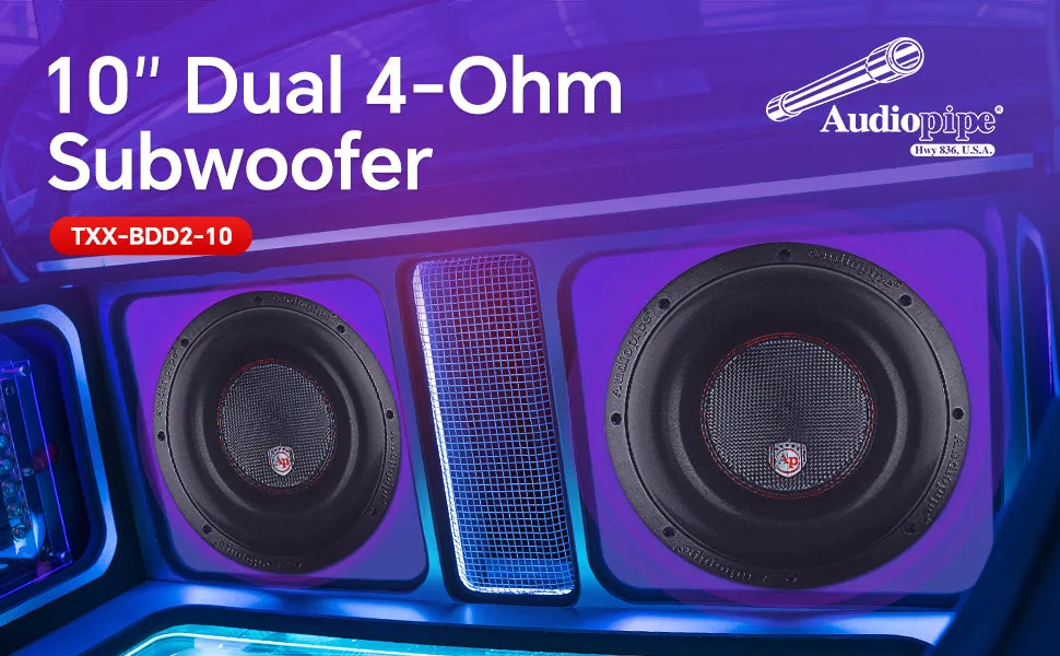 10” Double Stack High Power Subwoofer (TXX-BDD2-10)