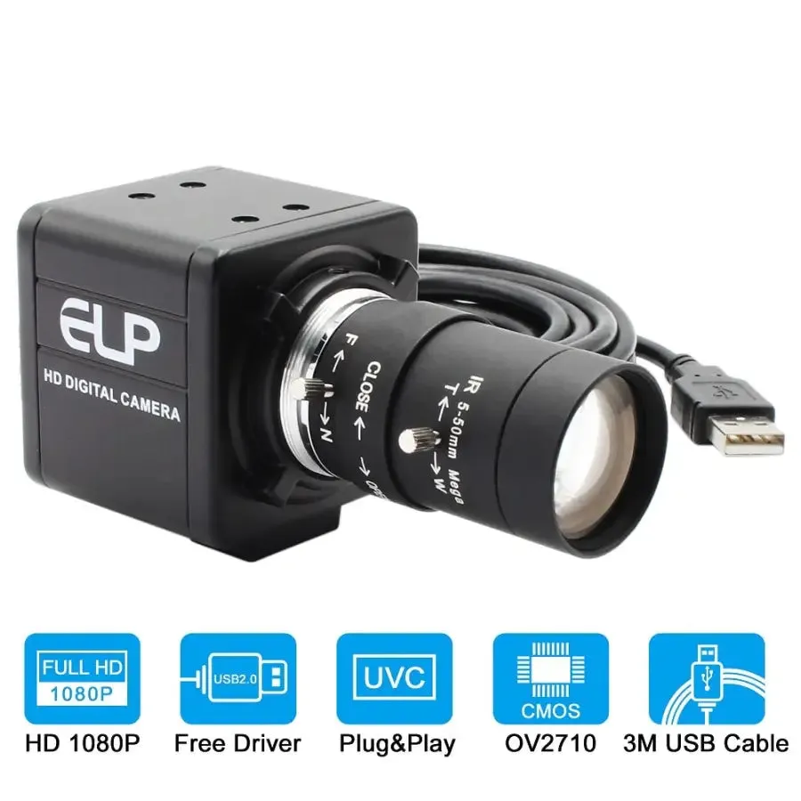 1080P HD 120fps PC Webcam USB Camera for Skype Video Calling Recording