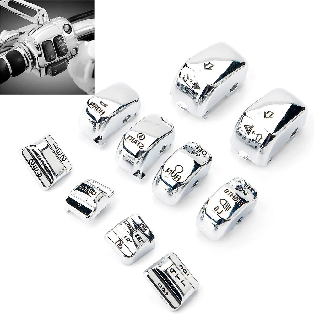 10pcs Replacement Housing Switch Cap Button Cover Kit