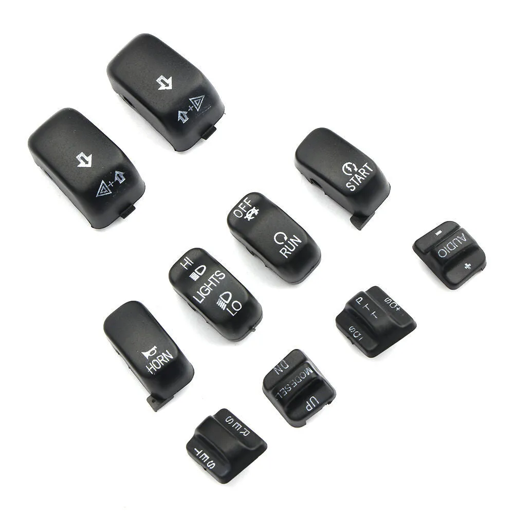 10pcs Replacement Housing Switch Cap Button Cover Kit