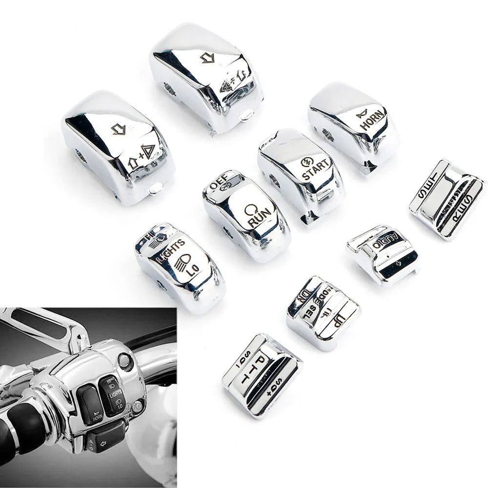 10pcs Replacement Housing Switch Cap Button Cover Kit