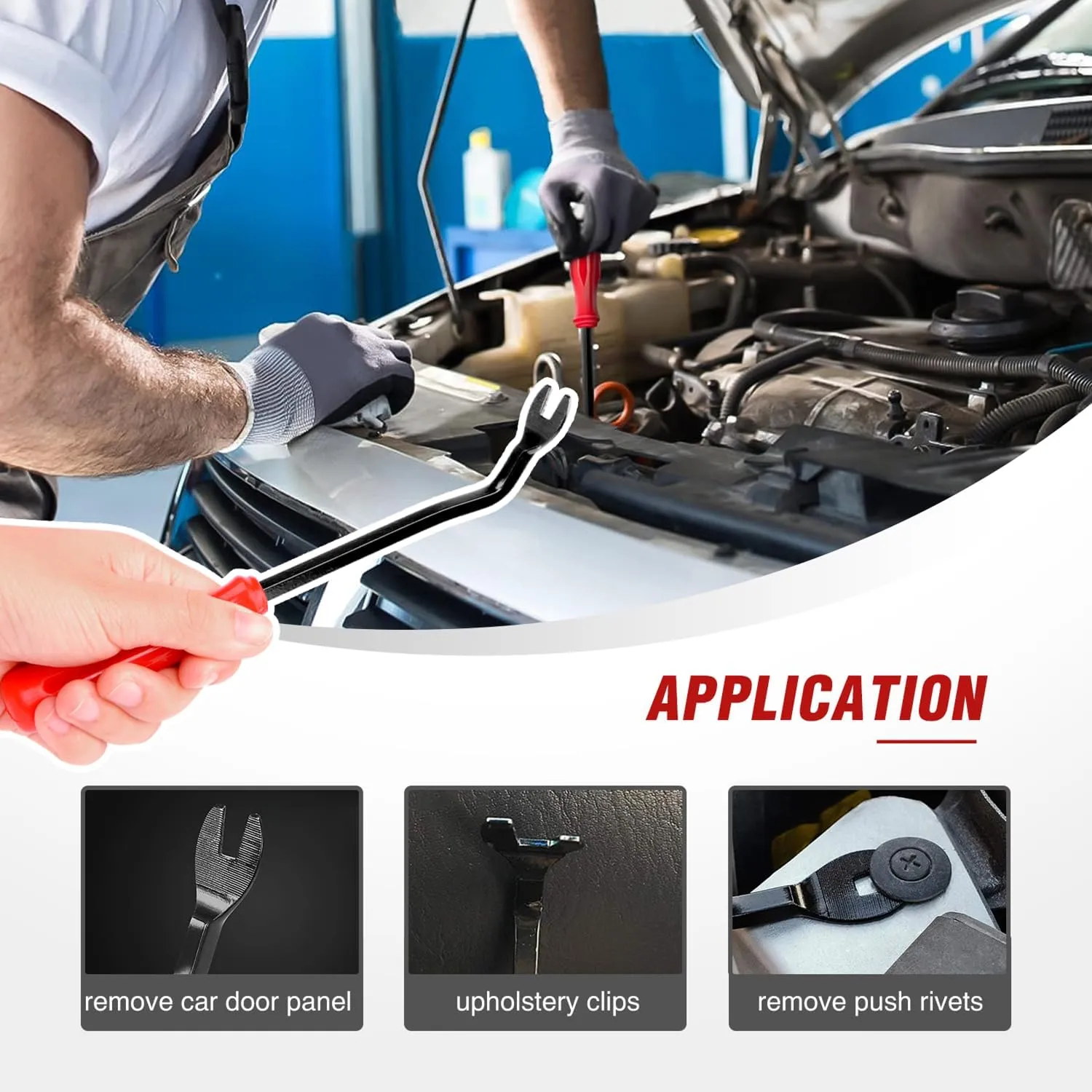 120 Pcs Car Retainer 6.3mm 8mm 9mm 10mm Expansion Screws Replacement Kit Bumper Push Rivet Clips for Honda Acura GM Chrysler Ford Toyota Lexus