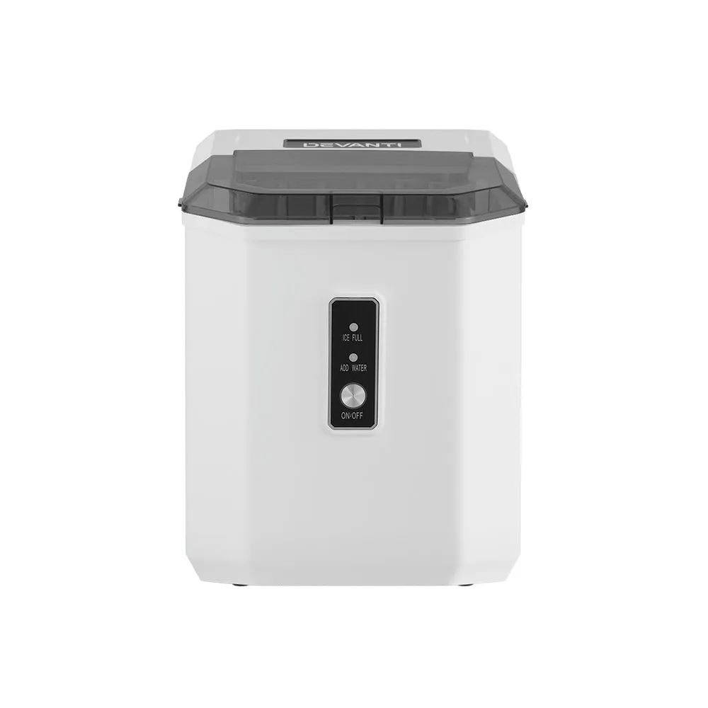 12kg Ice Maker Machine Portable Ice Cube Tray Bar Countertop 2L - Black