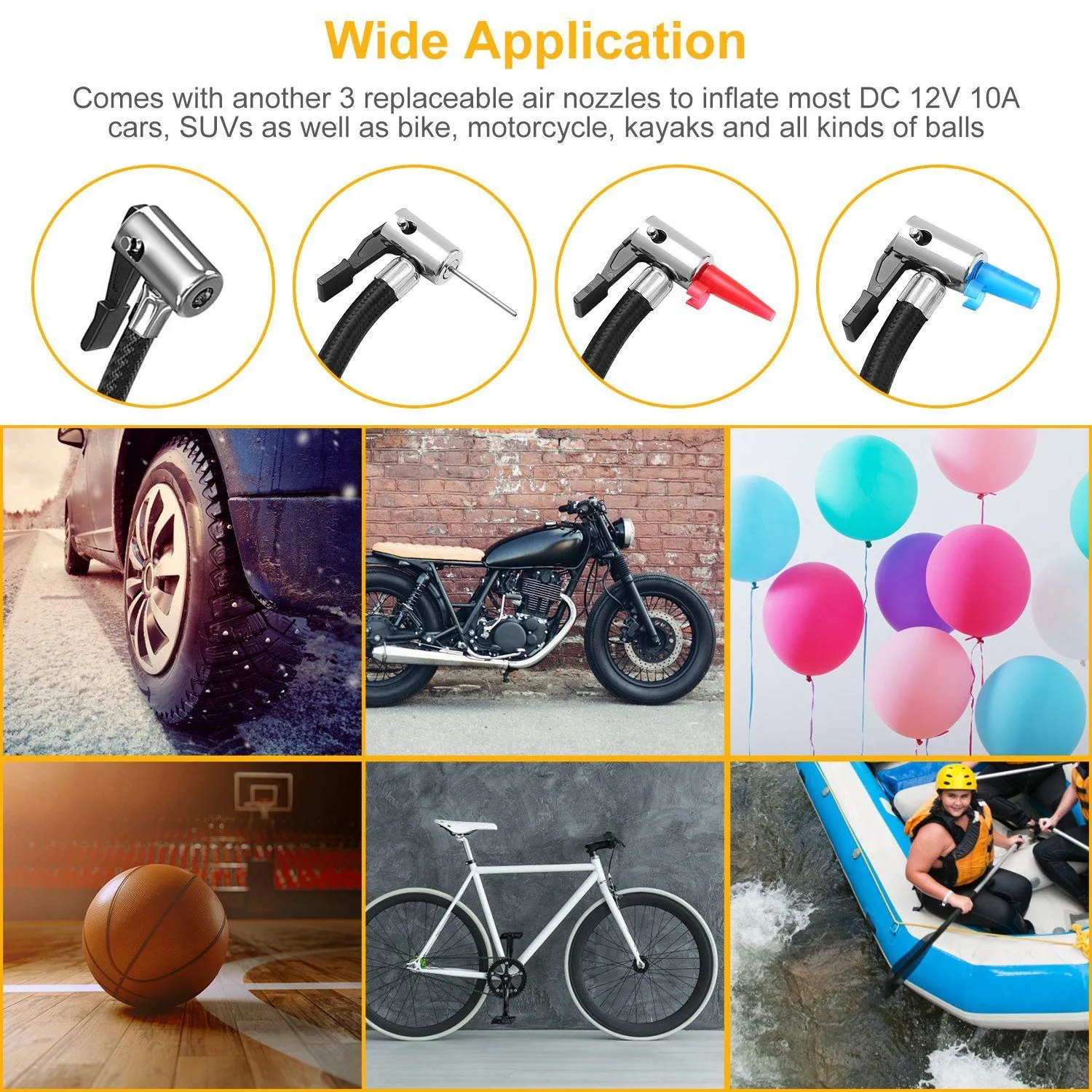 12V DC 100W 150PSI Digital Tire Inflator