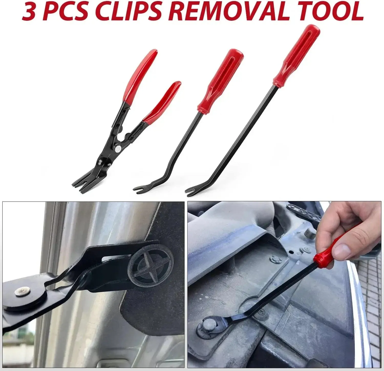 200 Pcs Trim Removal Tool Kit Red