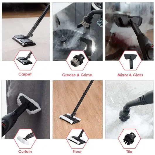 2000W Heavy Duty Multi-purpose Steam Cleaner Mop with Detachable Handheld Unit