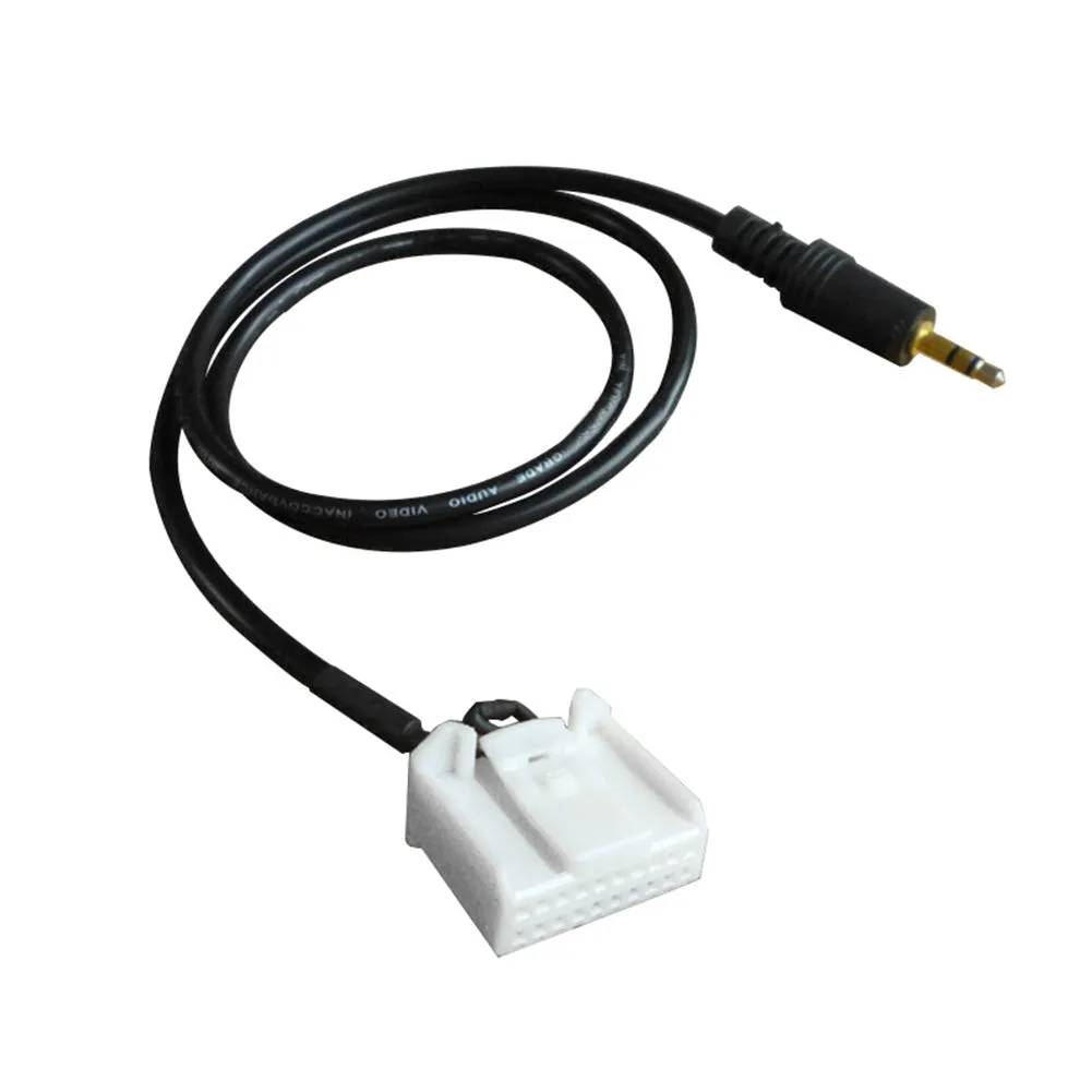 3.5MM AUX IN Input Cable Audio Radio Male Interface Adapter Cable