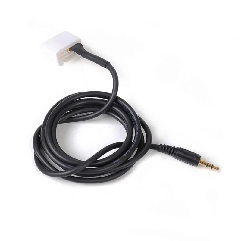 3.5MM AUX IN Input Cable Audio Radio Male Interface Adapter Cable