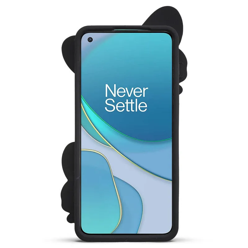 3D Vibrant Butterfly Silicone Phone Case For OnePlus-9R-5G