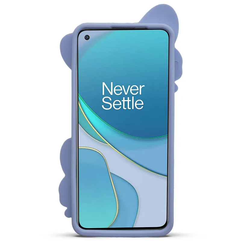 3D Vibrant Butterfly Silicone Phone Case For OnePlus-9R-5G