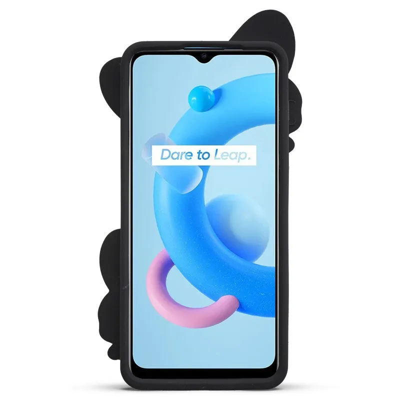 3D Vibrant Butterfly Silicone Phone Case For Realme C20