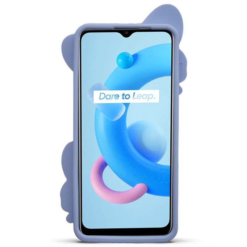 3D Vibrant Butterfly Silicone Phone Case For Realme C20
