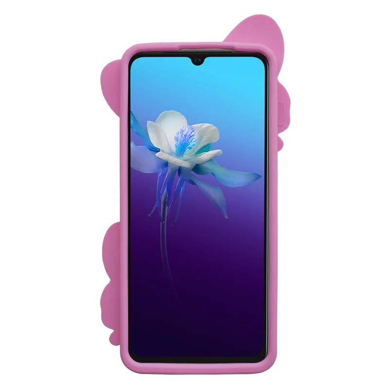 3D Vibrant Butterfly Silicone Phone Case For Vivo V20