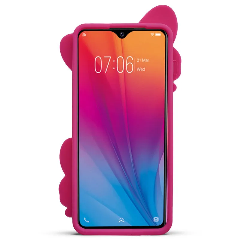 3D Vibrant Butterfly Silicone Phone Case For Vivo Y90