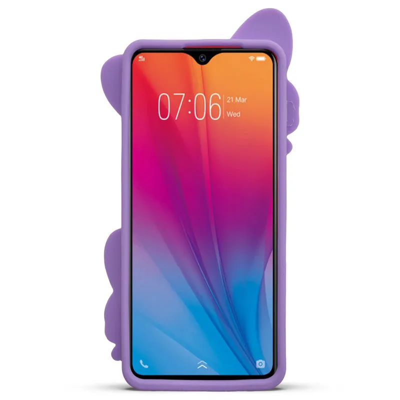 3D Vibrant Butterfly Silicone Phone Case For Vivo Y90