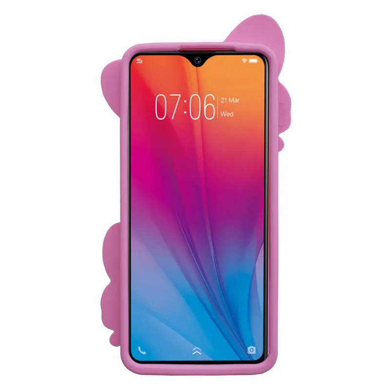 3D Vibrant Butterfly Silicone Phone Case For Vivo Y90