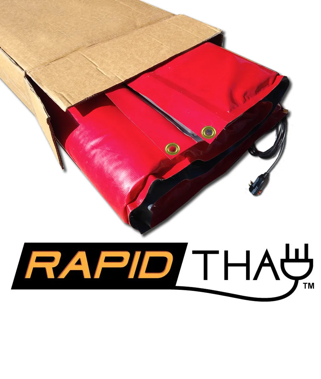 Highly Efficient 4 x 9 Ground Thawing Blanket for Cemetery Use (120V)