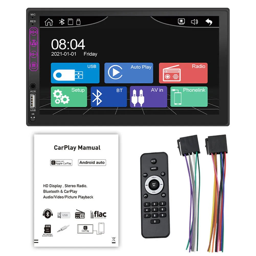 7-inch Capacitive Screen Car Radios Multimedia Host Mobile Phone