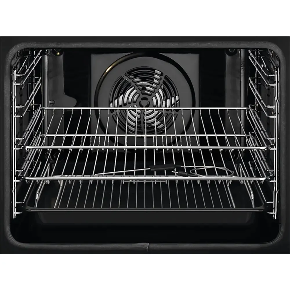 AEG BSK577261M 7000 72 Litre Built-In SteamCrisp Pyrolytic Self Clean Oven, LED Display, 59.6cm Wide - Stainless Steel with Anti-Fingerprint Coating
