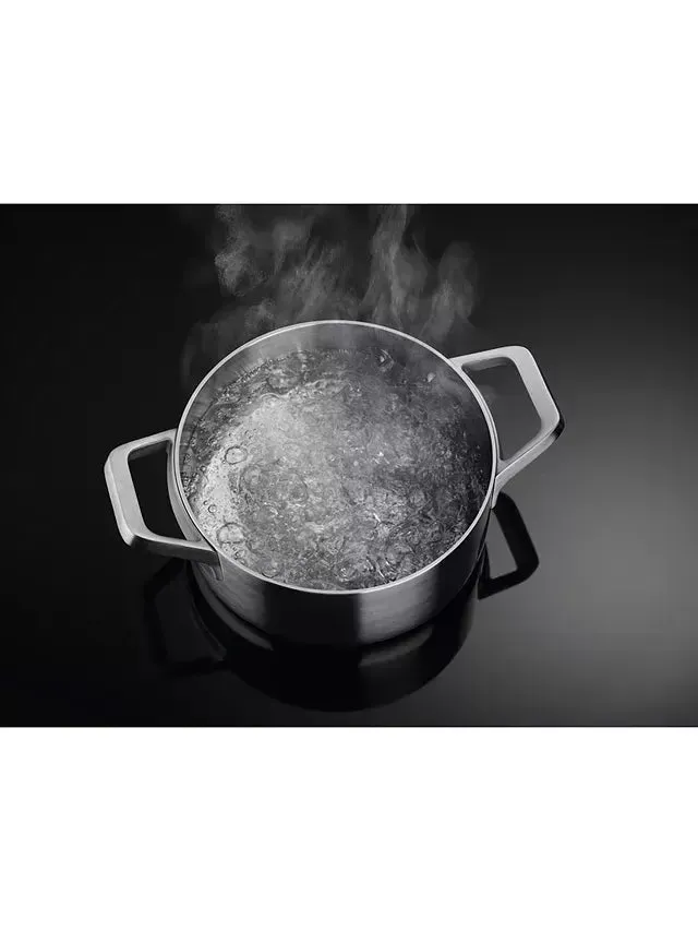 AEG HDB95623NB Gas and Induction Hob, Stainless Steel