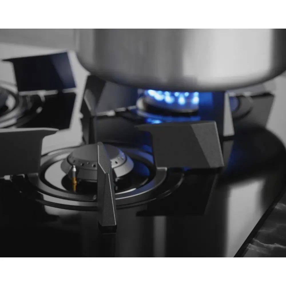 AEG HDB95623NB Gas and Induction Hob, Stainless Steel