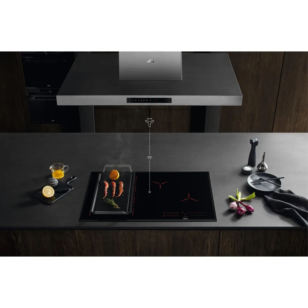 AEG IKX84401CB 80cm Wide 4 Zone Induction Hob,Black