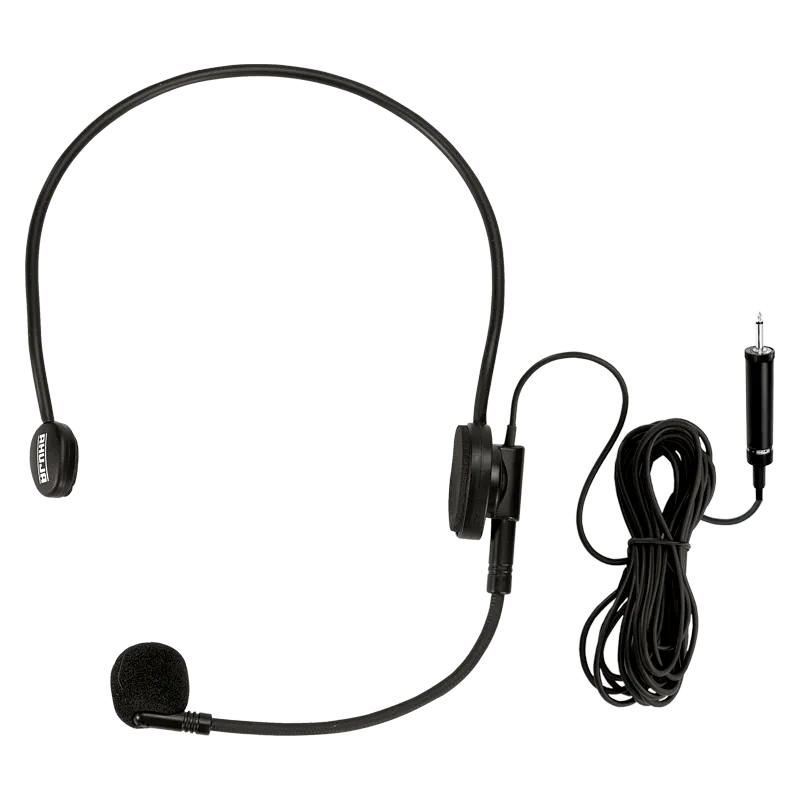 Ahuja Microphone Wired Headset w/ 6Mtr Cable - HBM60CC