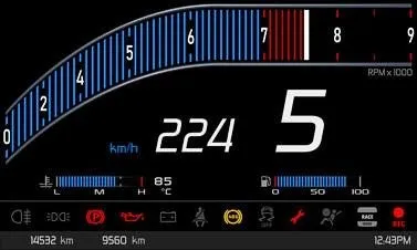 AIM MX2E Digital Dash Logger for Elise & Exige 2005 