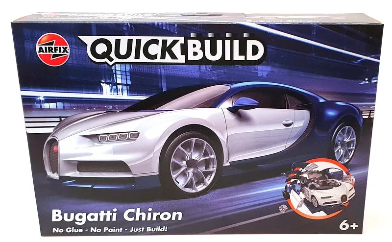 Airfix 19cm Long Quick Build Model Car Kit J6044 - Bugatti Chiron