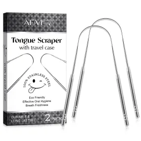 Aliver Tongue scraper C (silver)   C (silver) set