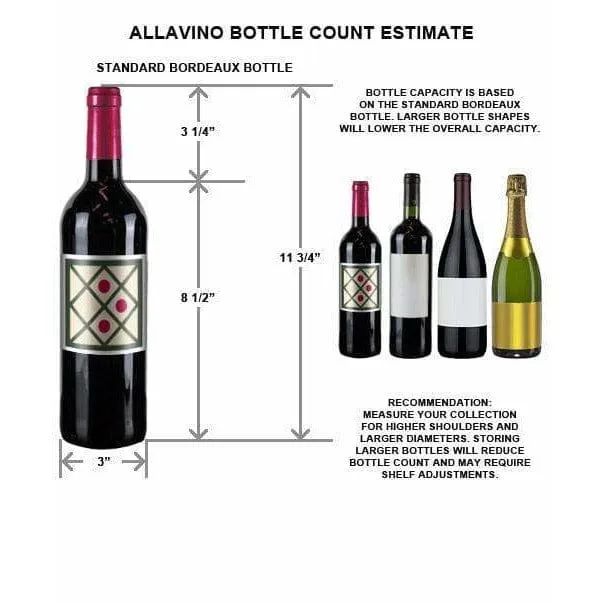 Allavino Vite II Tru-Vino 115 Bottle Black Right Hinge Wine Fridge YHWR115-1BR20