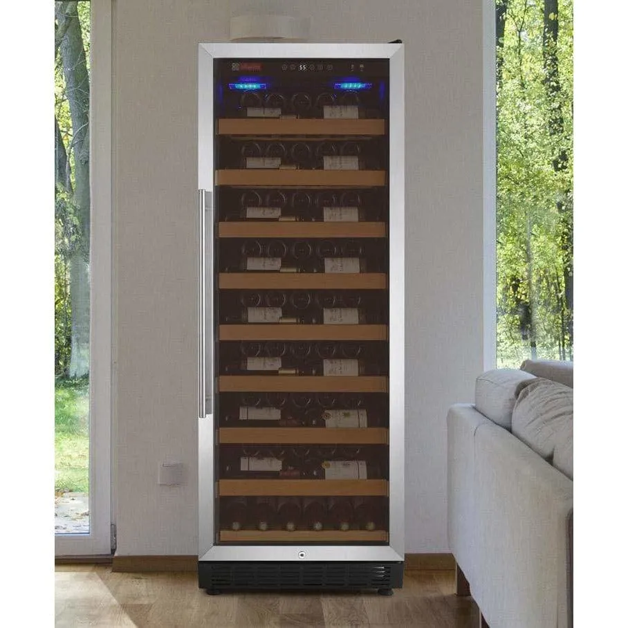Allavino Vite II Tru-Vino 99 Bottle Stainless Steel Right Hinge Wine Fridge YHWR115-1SR20