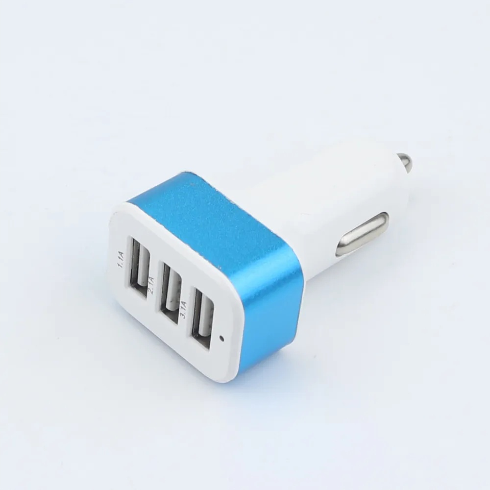 ALUMINUM CAR CHARGER (3USB)