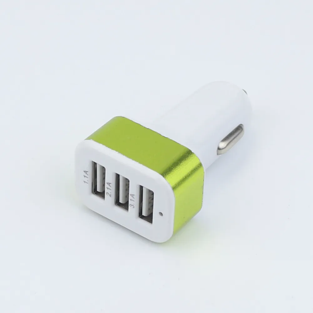 ALUMINUM CAR CHARGER (3USB)