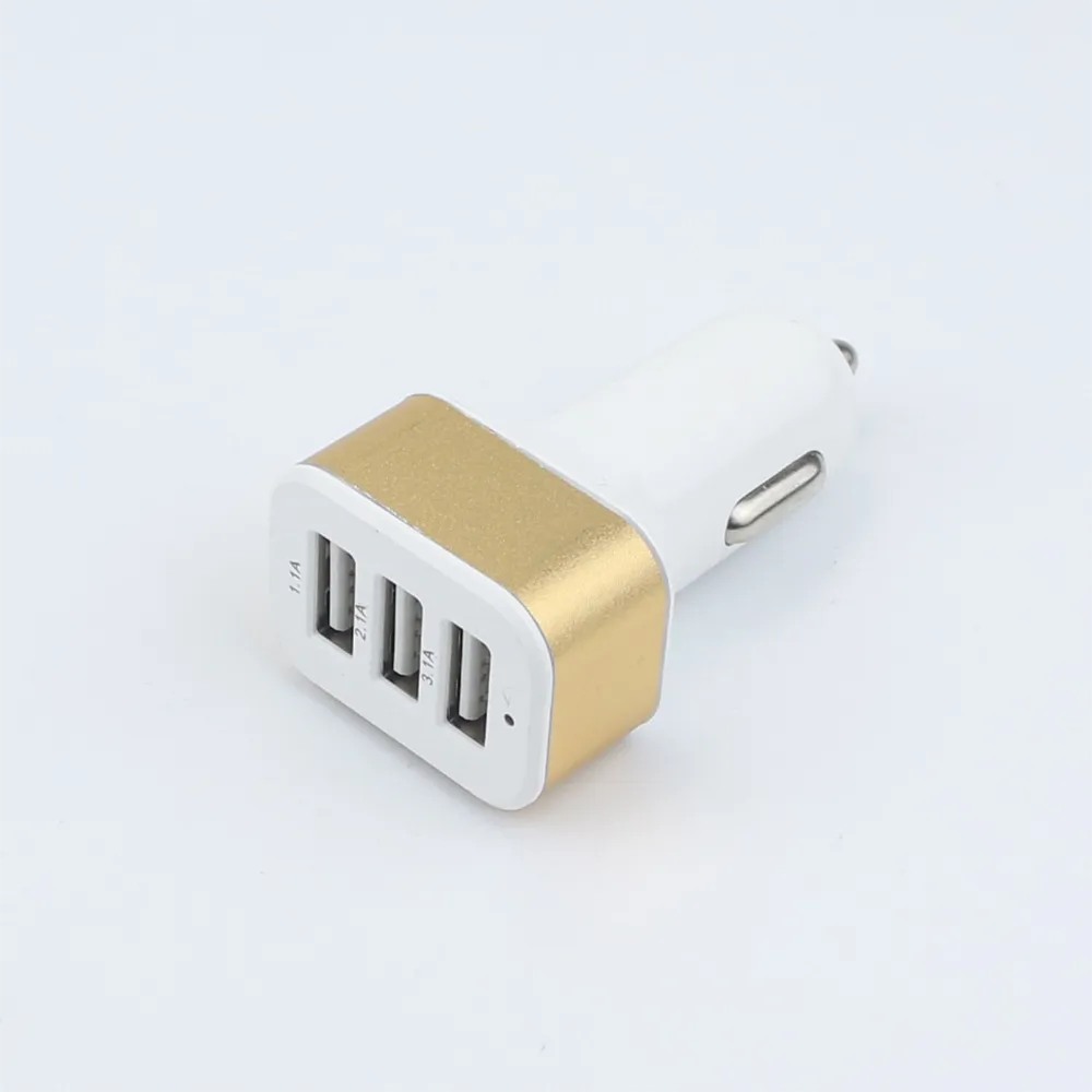 ALUMINUM CAR CHARGER (3USB)