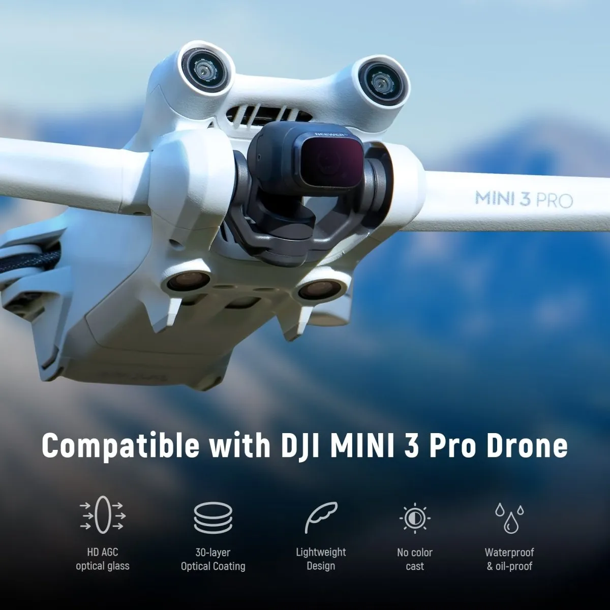 Aluminum ND Filter Set For DJI Mini 3/Mini 3 Pro
