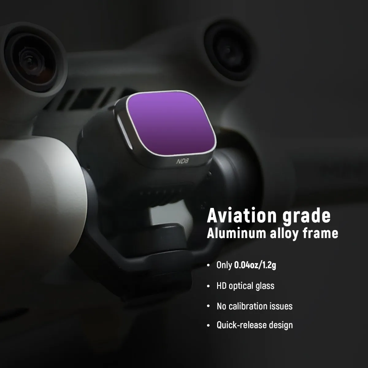 Aluminum ND Filter Set For DJI Mini 3/Mini 3 Pro
