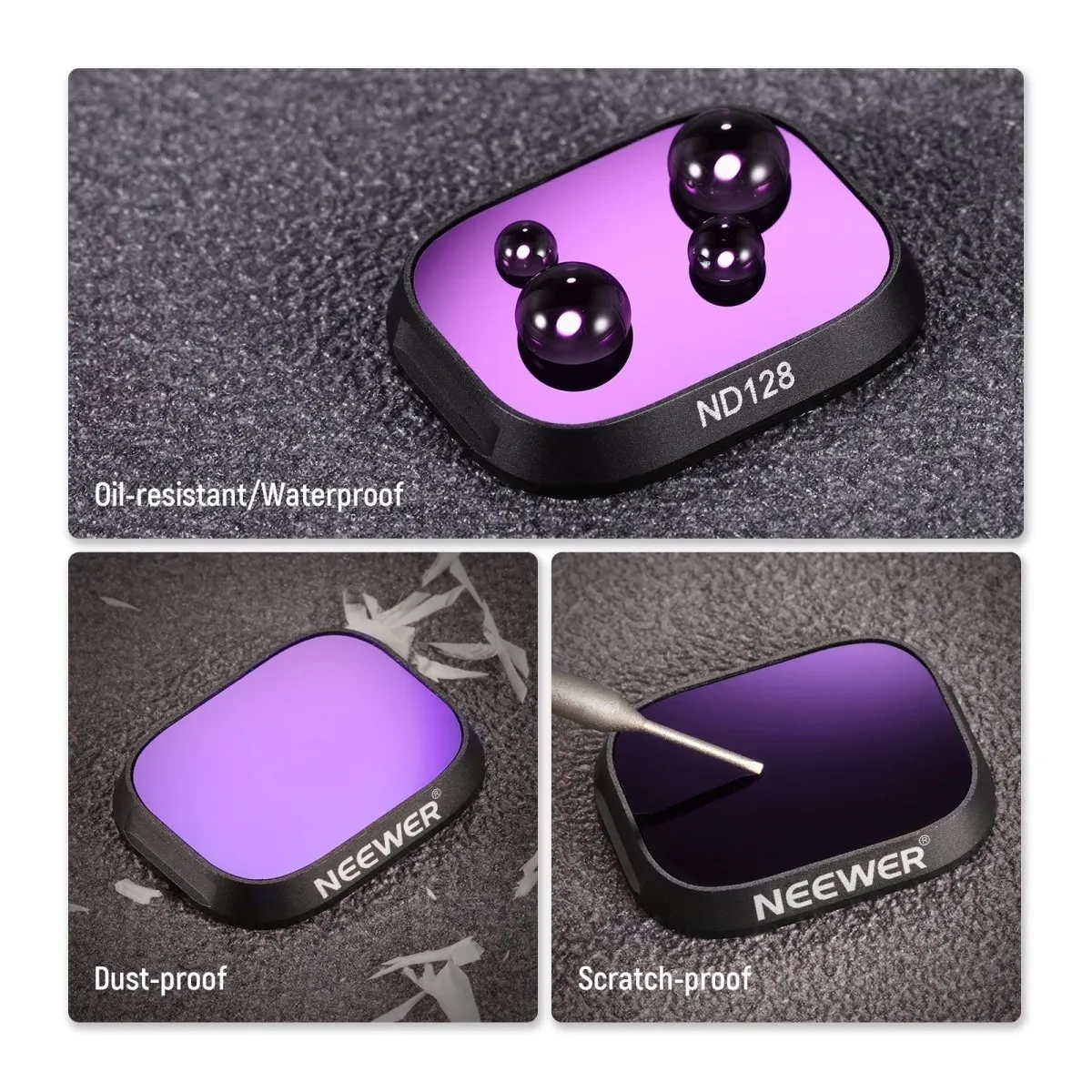 Aluminum ND Filter Set For DJI Mini 3/Mini 3 Pro