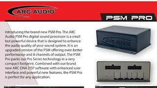 ARC AUDIO PSM PRO Motorcycle DSP (DSP only)