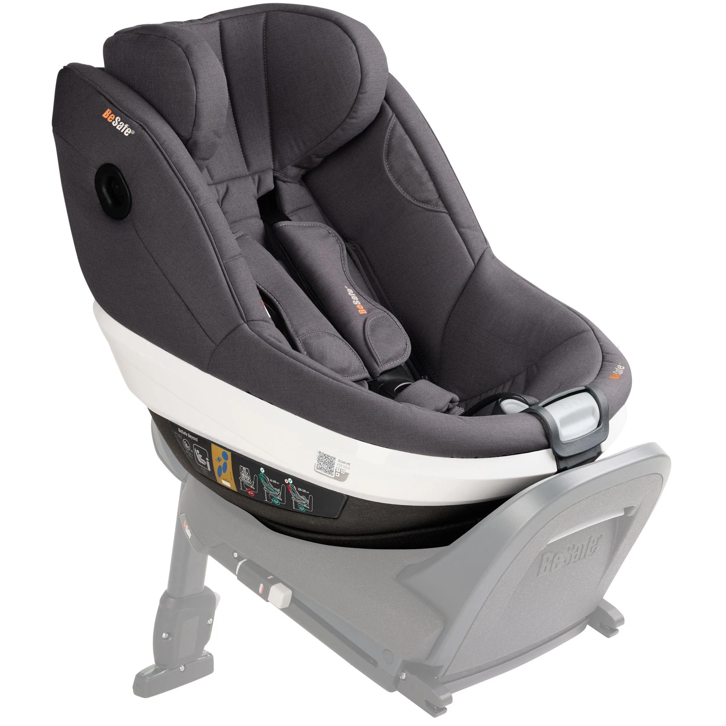 BeSafe Beyond 360 Car Seat in Dark Grey Melange