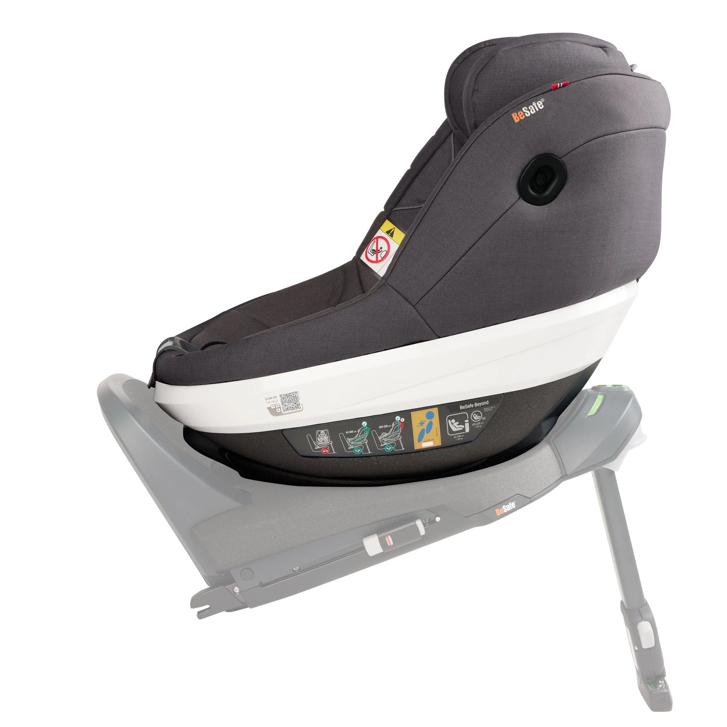 BeSafe Beyond 360 Car Seat in Dark Grey Melange