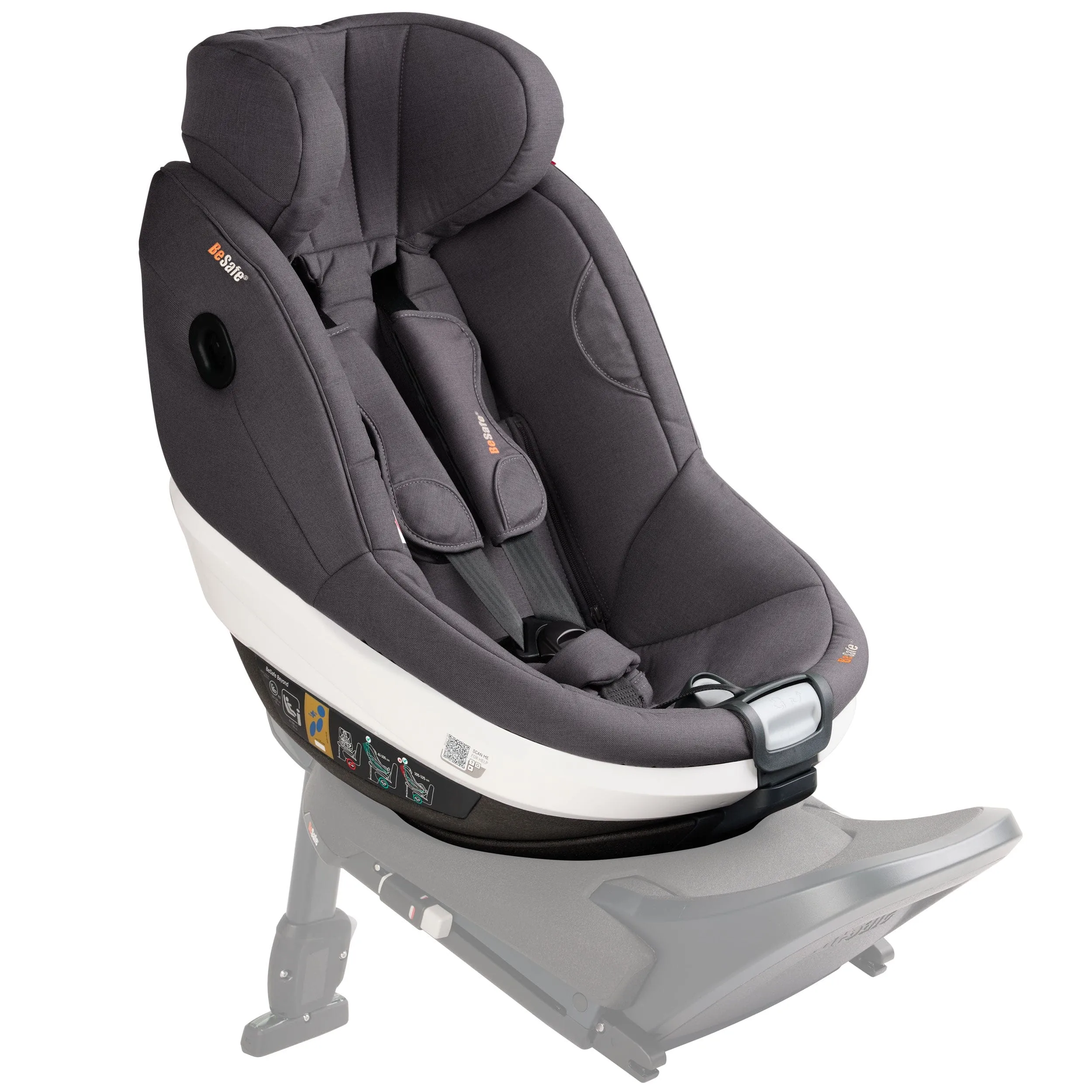 BeSafe Beyond 360 Car Seat in Dark Grey Melange