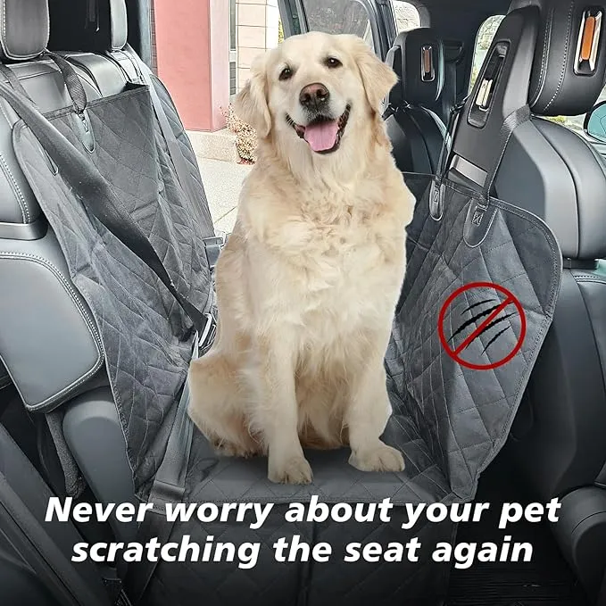 BestEvMod Compatible with Rivian R1S R1T Pet Dog Seat Cover Accessories, Large Heavy Duty Dog Back Seat Cover Protector Compatible with Rivian R1T & Rivian R1S 2022-2024 Accessories