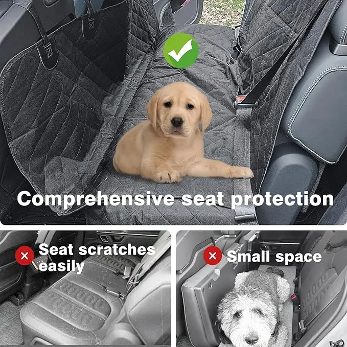 BestEvMod Compatible with Rivian R1S R1T Pet Dog Seat Cover Accessories, Large Heavy Duty Dog Back Seat Cover Protector Compatible with Rivian R1T & Rivian R1S 2022-2024 Accessories