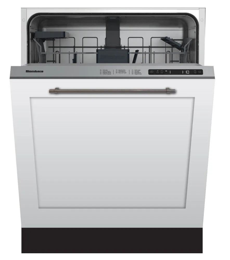 Blomberg Appliances DWT51600FBI 24in Dishwasher Overlay 48dBA top control 6 cycle, beam on floor