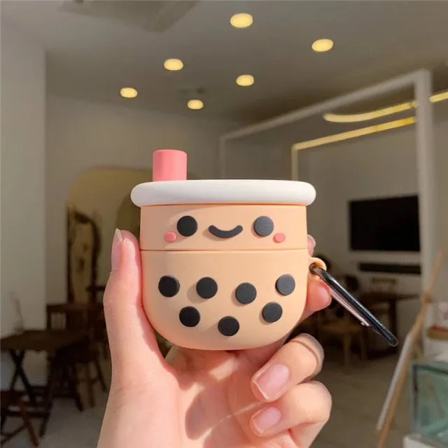 Boba Tea Airpods Case