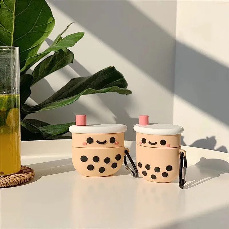 Boba Tea Airpods Case