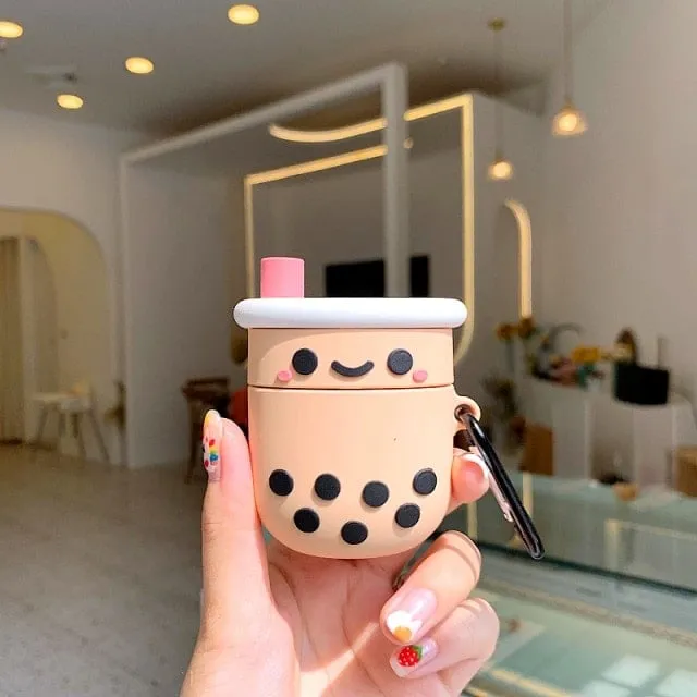 Boba Tea Airpods Case