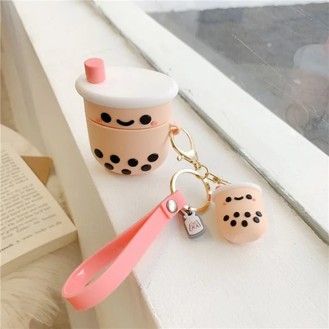Boba Tea Airpods Case